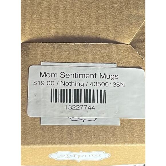 Mud Pie Mug Nothing is lost until Mom can't find it 16 oz NWT - Picture 3 of 4